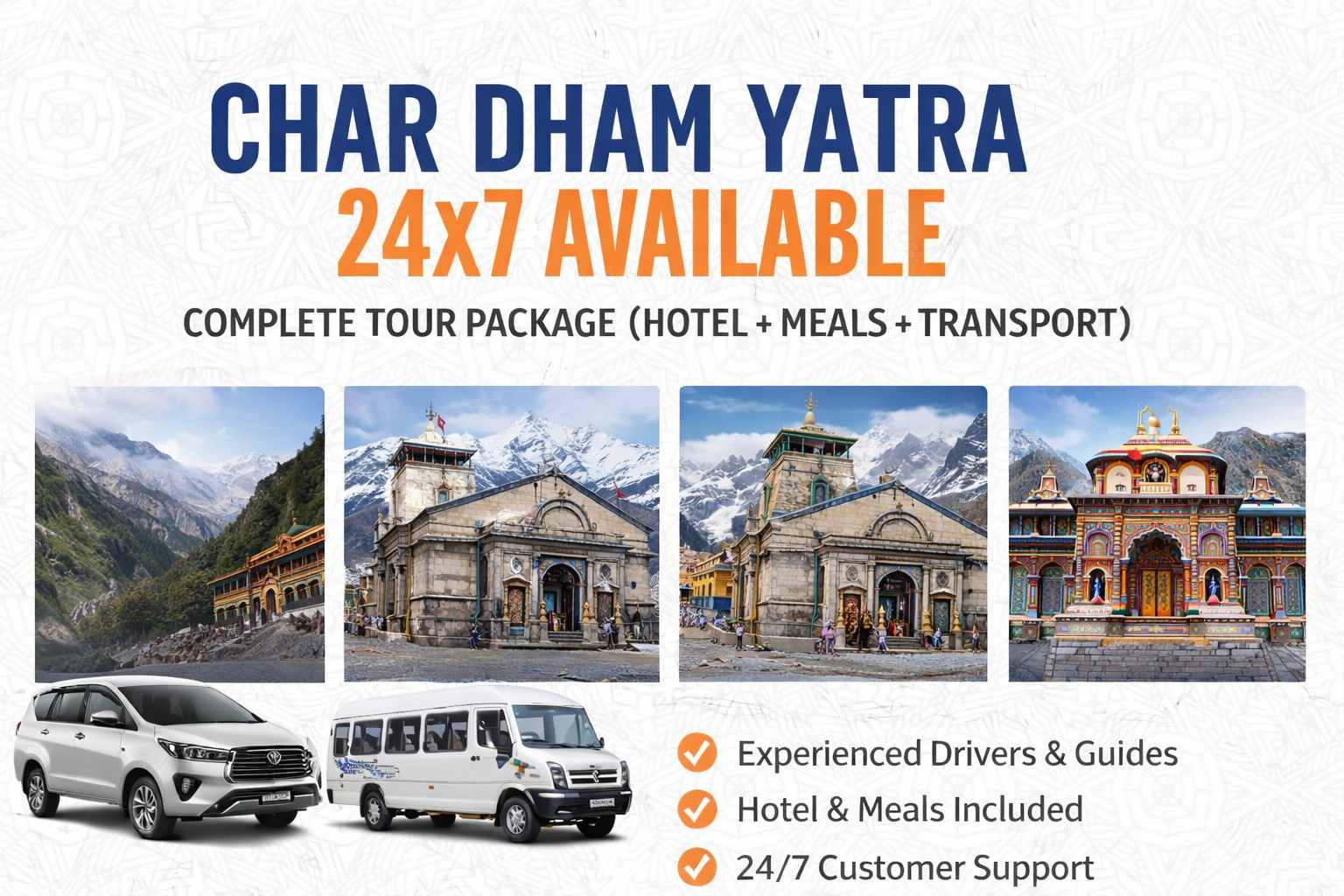 Char Dham Tour Package from Haridwar