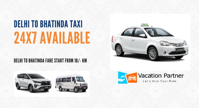 Delhi To Bhatinda Taxi Service